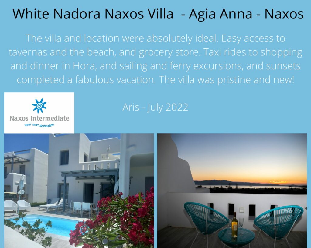 Review 2022 - White Nadora Naxos Villa