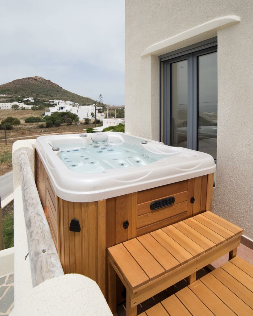 sea view maisonette with private jacuzzi